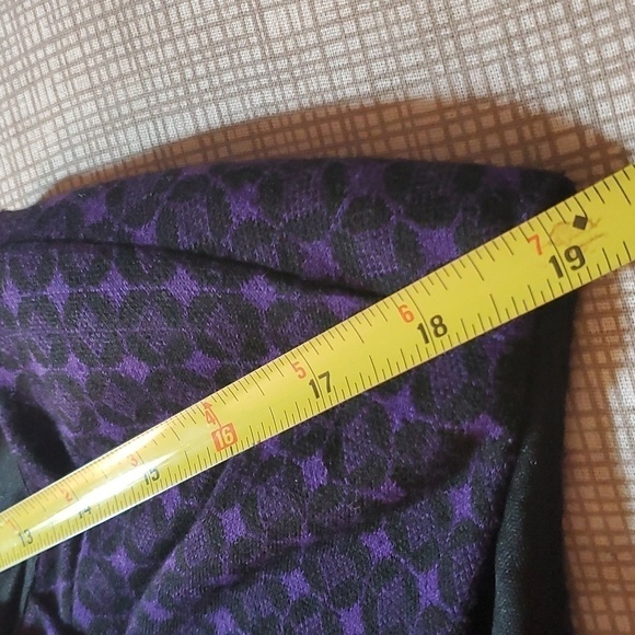 Evan Picone Purple Sleeveless Midi Sheath Dress Size 6 Career Work Business - Picture 7 of 11